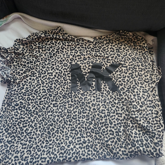 Michael Kors Other - Michael Kors Kids Black and Tan Animal Print Tee